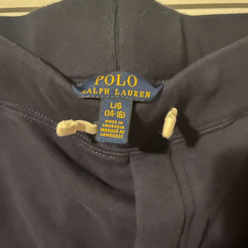 Polo Ralph Lauren Navy sweatpants. Youth Large